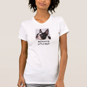 Der kleine Jungen-Boston-Terrier-T - Shirt der