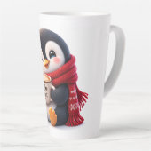 Der kleine Kaffee-Pinguin Milchtasse (Rechte Ecke)
