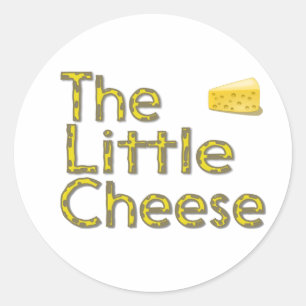 Der kleine Käse Runder Aufkleber