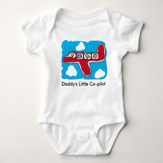Der kleine Kopilot-einteiliger Baby-Bodysuit des Baby Strampler
