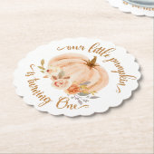 Der kleine Kürbis des Herbstes verwandelt sich ein Untersetzer (angewinkelt)