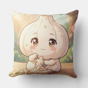🧄✨ Der kleine magische Knoblauch.1 Kissen