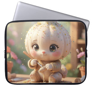 🧄✨ Der kleine magische Knoblauch.8 Laptopschutzhülle