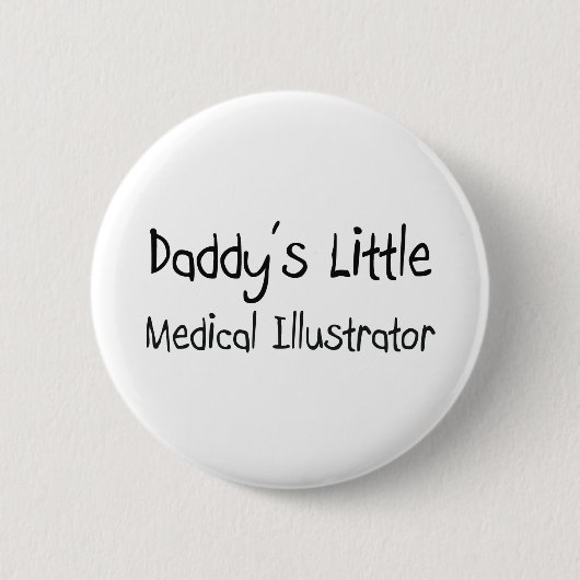 Der kleine medizinische Illustrator des Vatis Button (Vorderseite)