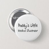 Der kleine medizinische Illustrator des Vatis Button (Vorne & Hinten)