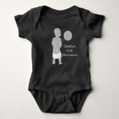 Der kleine Meisterschütze des Vatis Baby Strampler (Vorderseite)