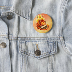 Der kleine mystische Drache. Button