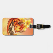 Der kleine mystische Drache. Gepäckanhänger (Vorderseite horizontal)