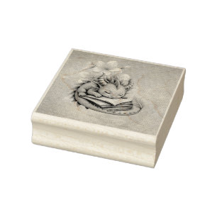 Der kleine mystische Drache. Gummistempel