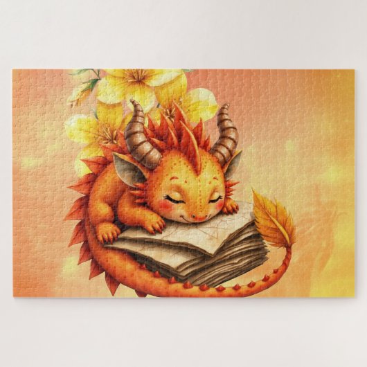 Der kleine mystische Drache. Puzzle (Horizontal)