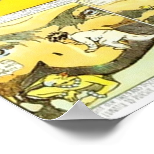 Der kleine Nemo und der Mond Poster (Ecke)