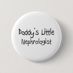 Der kleine Nephrologe des Vatis Button