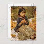 Der kleine Orange Gatherer Postkarte (Vorne/Hinten)