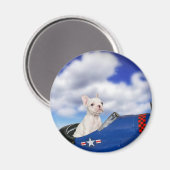 Der kleine Pilot Magnet (Vorderseite/Rückseite)