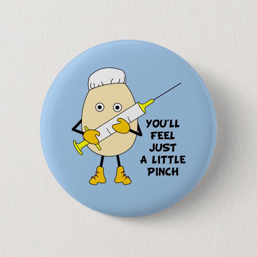 Der kleine Pinch der Krankenschwester Button (Vorderseite)