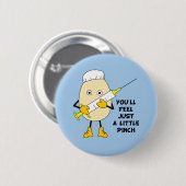 Der kleine Pinch der Krankenschwester Button (Vorne & Hinten)
