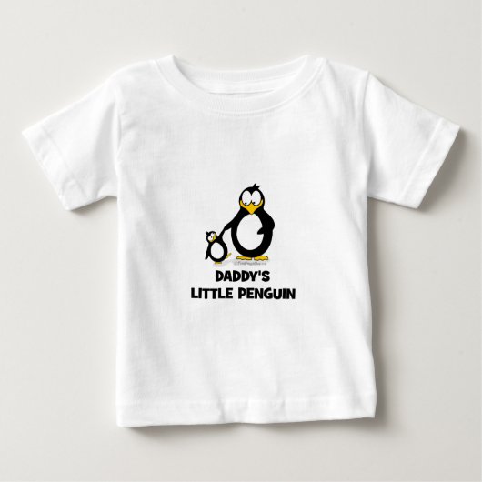 Der kleine Pinguin des Vatis Baby T-shirt (Vorderseite)