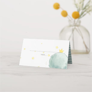 Der kleine Prinz   Baby Shower Platzkarte