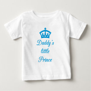 Der kleine Prinz des Vatis, Textentwurf mit Krone Baby T-shirt