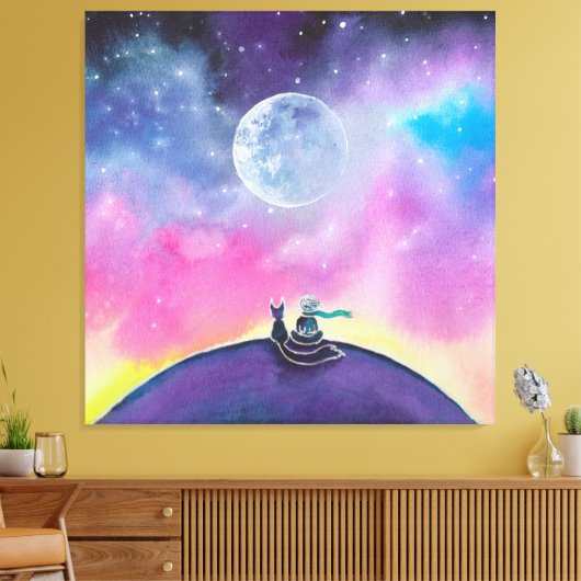 Der kleine Prinz Leinwanddruck (Insitu (Wohnzimmer))