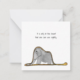 Der kleine Prinz Mitteilungskarte