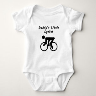 Der kleine Radfahrer des Vatis Baby Strampler