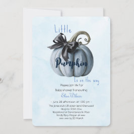 Der kleine rosa Kürbisbogen ist auf dem Weg3 Einladung