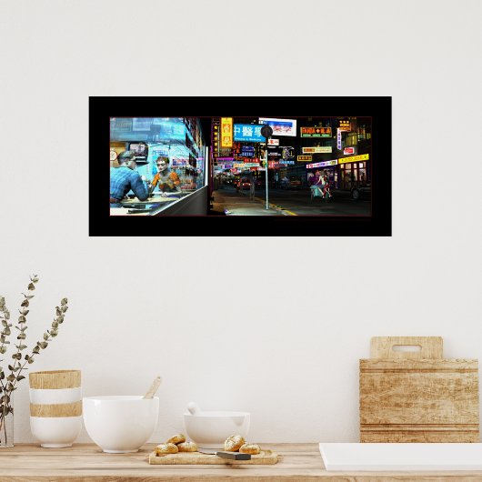 Der kleine rote Drache Poster (Küche)