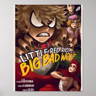 Der kleine rote Riot und der große Bad Wolf Poster