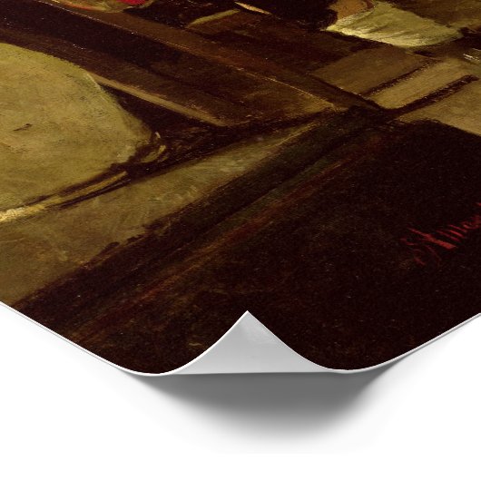 Der kleine Schuljunge oder der arme Schuljunge Poster (Ecke)