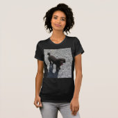 Der kleine schwarze Pudel T-Shirt (Vorne ganz)