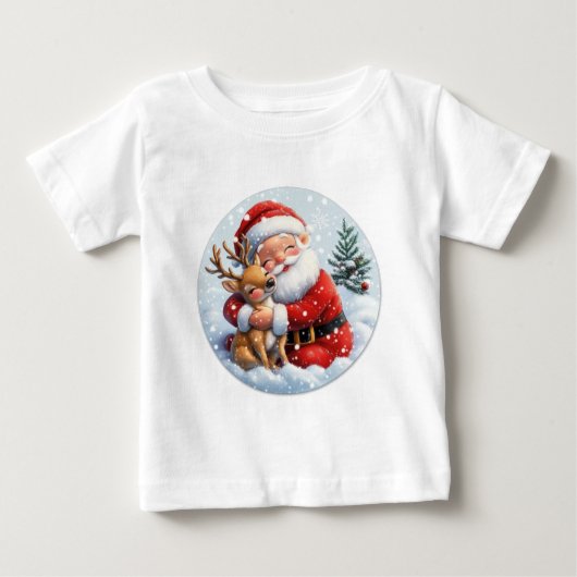 Der kleine Sidekick des Weihnachtsmanns Baby T-shirt (Vorderseite)