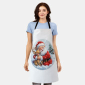 Der kleine Sidekick des Weihnachtsmanns Schürze (Getragen)