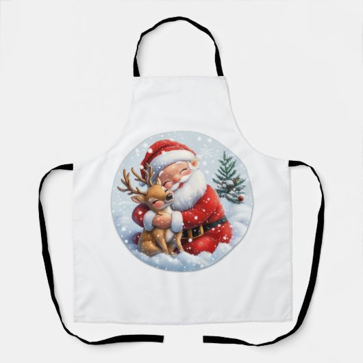 Der kleine Sidekick des Weihnachtsmanns Schürze (Vorderseite)