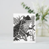 Der kleine Singfrosch Postkarte (Stehend Vorderseite)