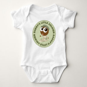 Der kleine Soldat-ethnisches Baby-T-Shirt des Baby Strampler