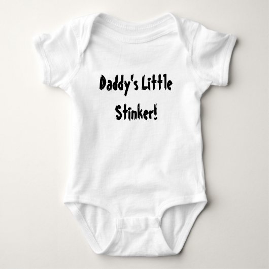 Der kleine Stinker des Vatis! Baby Strampler (Vorderseite)