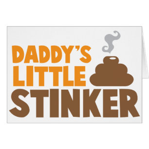 Der kleine STINKER des Vatis mit niedlichem poo