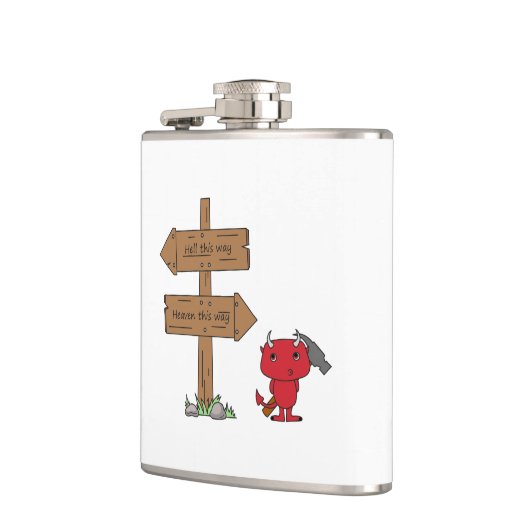 Der kleine Teufel Flachmann (Links)