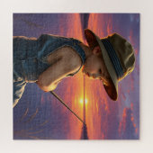 Der kleine Traum des Anglers Puzzle (Horizontal)