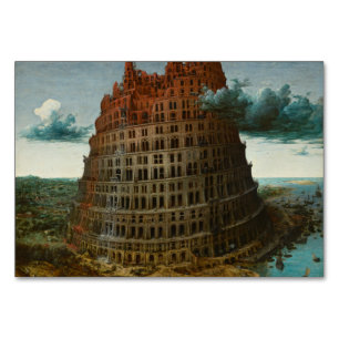 Der kleine Turm von Babel von Pieter Bruegel Tischnummer
