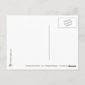 Der kleine Umarmer, der Postkarte haben könnte (Rückseite)