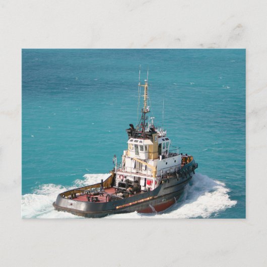 Der kleine Umarmer, der Postkarte haben könnte (Vorderseite)