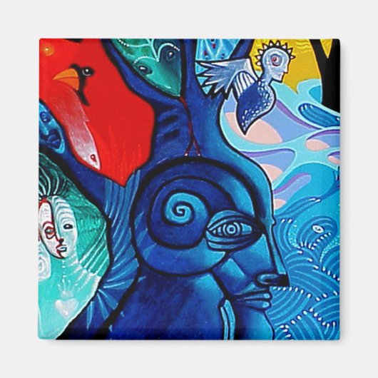 Der kleine Wald von Gregory Gallo Magnet (Vorne)