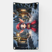 Der kleine Weihnachtsbote. Banner (Vertikal)
