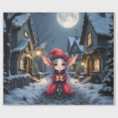 Der kleine Weihnachtsbote. Geschenkpapier (Flach)