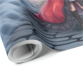 Der kleine Weihnachtsbote. Geschenkpapier (Rolleneckpunkt)