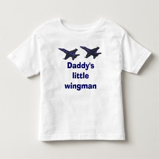 Der kleine Wingman des Vatis Kleinkind T-shirt (Vorderseite)