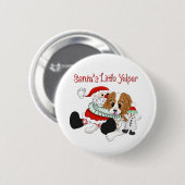 Der Kleine Yelper Cavalier King Button (Vorne & Hinten)