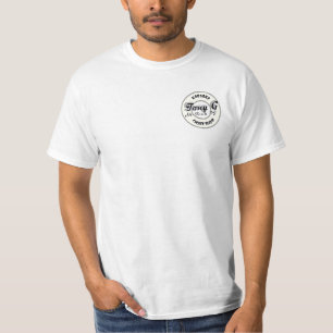 Der kleinen der weiße T - Shirt Logo-Männer Tony